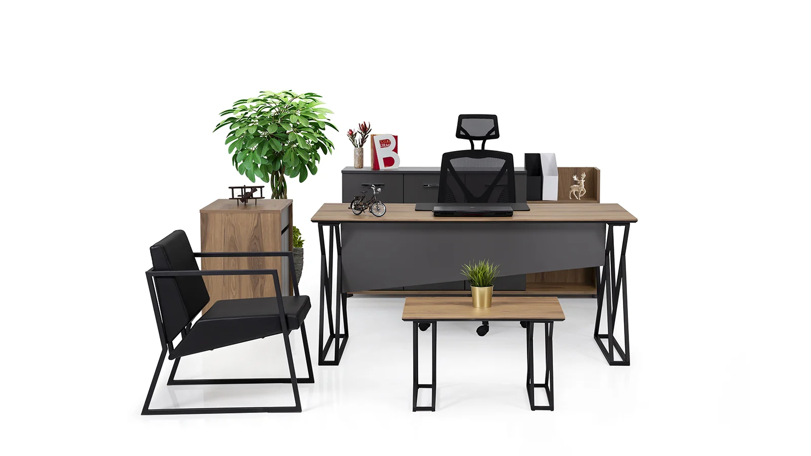 Buton Çalışma Masası